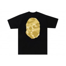 BAPE Color Camo Big Ape Head Tee (FW25) Black/Yellow