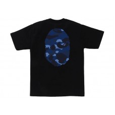 BAPE Color Camo Big Ape Head Tee Black/Navy