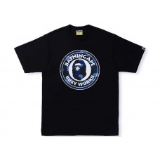 BAPE Color Camo Busy Works Tee (SS22) Black Double Navy