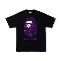 BAPE Color Camo By Bathing Ape Tee (SS22) Black Purple