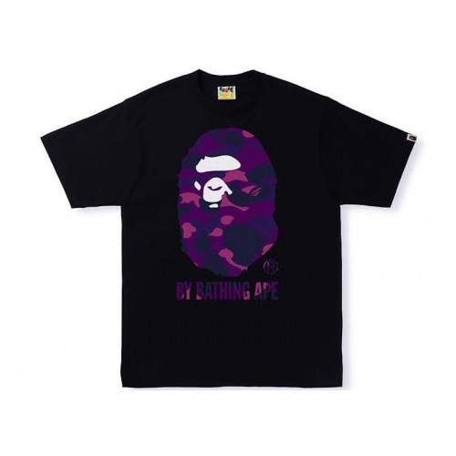 BAPE Color Camo By Bathing Ape Tee (SS22) Black Purple