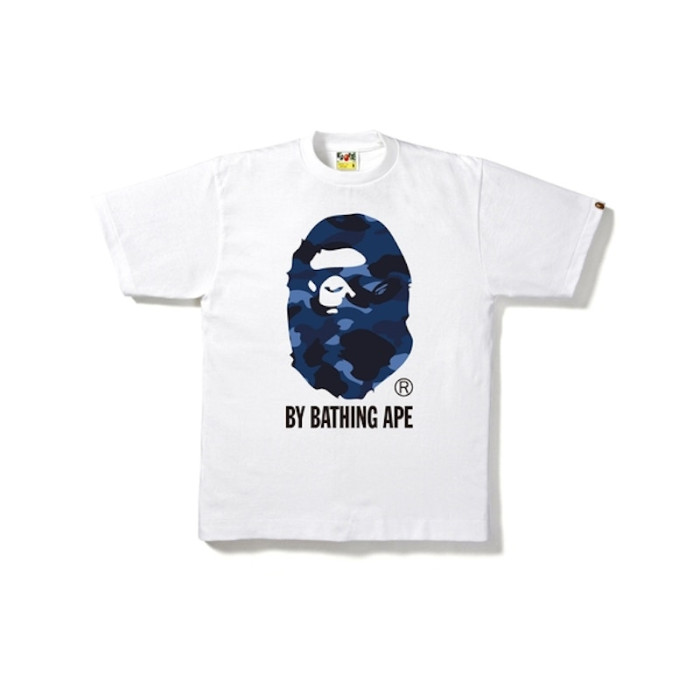 BAPE Color Camo By Bathing Tee White/Blue