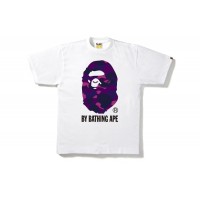 BAPE Color Camo By Bathing Tee White/Purple