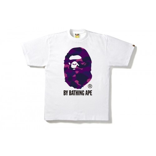 BAPE Color Camo By Bathing Tee White/Purple