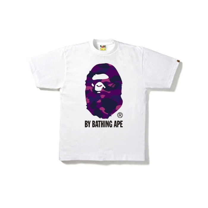 BAPE Color Camo By Bathing Tee White/Purple