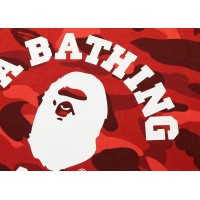 BAPE Color Camo College Crewneck (SS22) Red