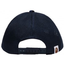 BAPE Color Camo College Mesh Cap Navy