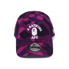 BAPE Color Camo College New Era 9Twenty Cap (FW22) Purple