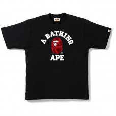 BAPE Color Camo College Tee Black/Red