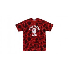 BAPE Color Camo College Tee (FW25) Red