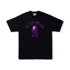 BAPE Color Camo College Tee Black Red