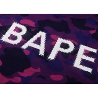 BAPE Color Camo Crystal Stone Relaxed Fit Crewneck Sweatshirt (SS22) Purple