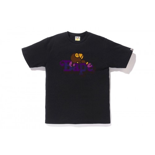 BAPE Color Camo Milo On Bape Tee Black/Purple