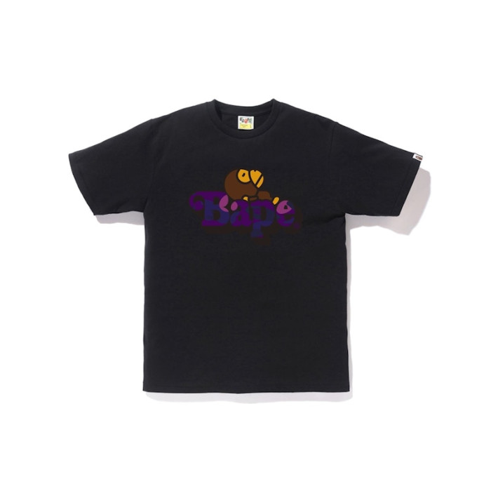 BAPE Color Camo Milo On Bape Tee Black/Purple