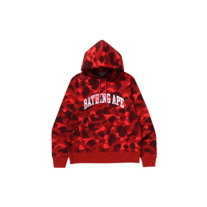 BAPE Color Camo Pullover Hoodie (SS25) Red