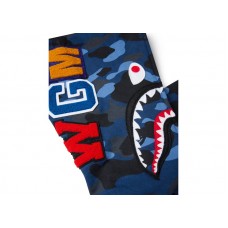 BAPE Color Camo Shark Full Zip  Hoodie Blue