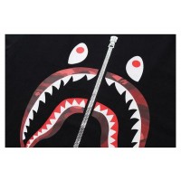 BAPE Color Camo Shark L/S Tee Black/Red