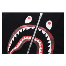 BAPE Color Camo Shark L/S Tee Black/Red
