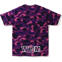 BAPE Color Camo Shark Tee Purple