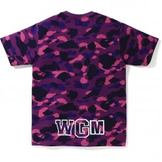 BAPE Color Camo Shark Tee Purple