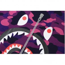 BAPE Color Camo Shark Tee Purple