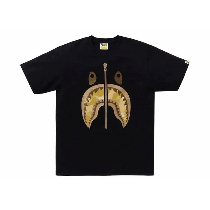 BAPE Color Camo Shark Tee (SS24) Black/Yellow