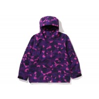BAPE Color Camo Snowboard Jacket Jacket Purple