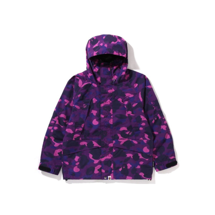 BAPE Color Camo Snowboard Jacket Jacket Purple