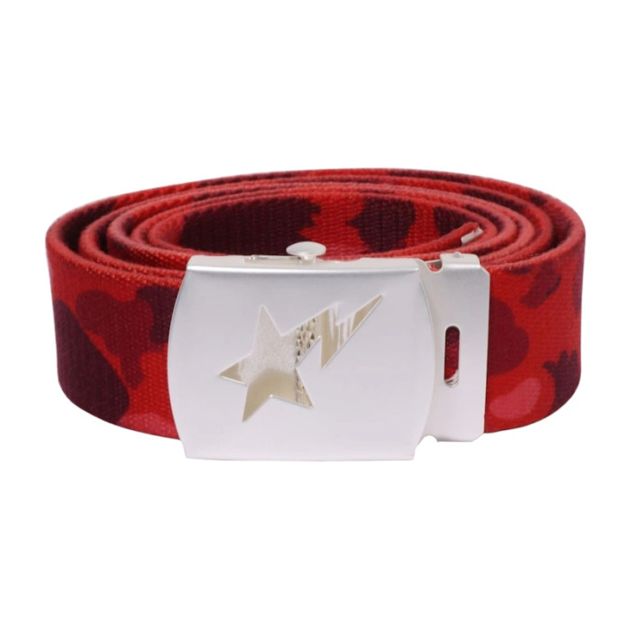 BAPE Color Camo Sta Gi Belt Red