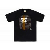 BAPE Color Camo Transform Big Ape Head Tee Black/Black