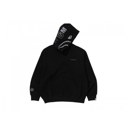 BAPE Shark Logo Relaxed Fit Pullover Hoodie Black BAPE Shark Logo Relaxed Fit Pullover Hoodie Black