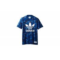 BAPE x adidas adicolor Tee Blue