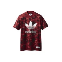 BAPE x adidas adicolor Tee Raw Red