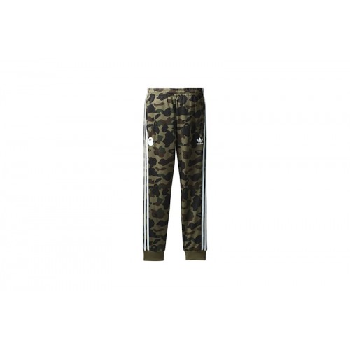 BAPE x adidas adicolor Track Pants Olive Cargo