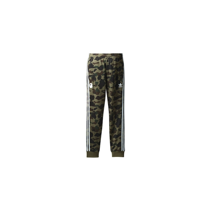 BAPE x adidas adicolor Track Pants Olive Cargo