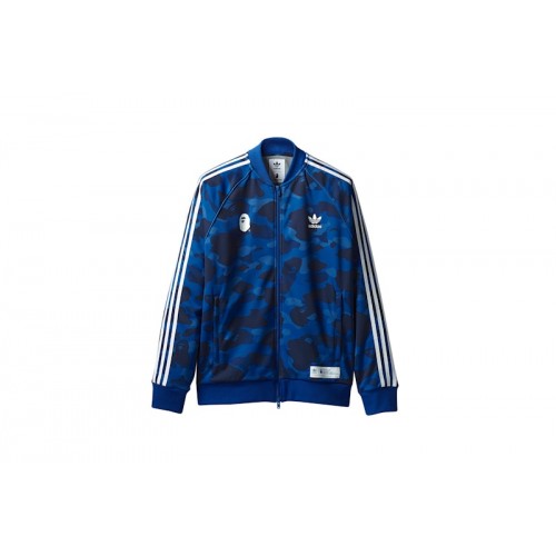 BAPE x adidas adicolor Track Top Blue BAPE x adidas adicolor Track Top Blue