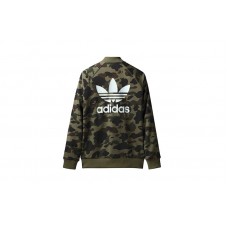 BAPE x adidas adicolor Track Top Olive Cargo