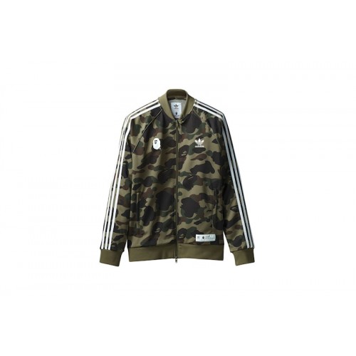 BAPE x adidas adicolor Track Top Olive Cargo