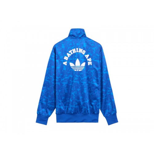 BAPE x adidas All Over Print SSTR Track Jacket Blue BAPE x adidas All Over Print SSTR Track Jacket Blue