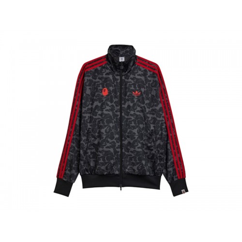 BAPE x adidas All Over Print SSTR Track Top Black
