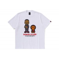BAPE x adidas Dame Baby Milo Tee (Asia Sizing) White