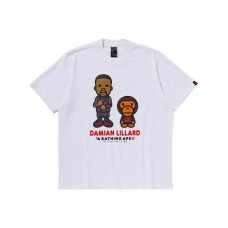 BAPE x adidas Dame Baby Milo Tee (Asia Sizing) White