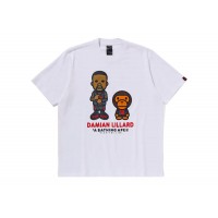 BAPE x adidas Dame Baby Milo Tee White