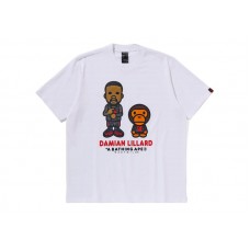 BAPE x adidas Dame Baby Milo Tee White