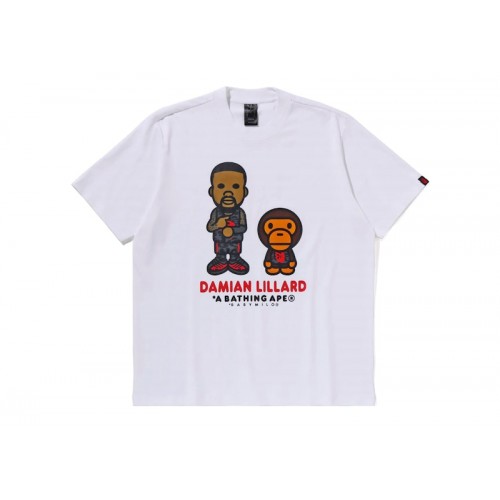 BAPE x adidas Dame Baby Milo Tee White