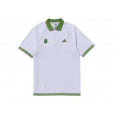 BAPE x adidas Golf Polo White