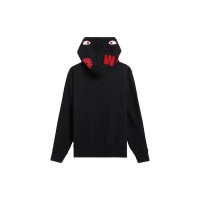 BAPE x adidas Shark Fleece Full Zip Hoodie Black