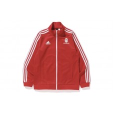 BAPE x adidas World Cup 2018 Winning Collection Zip Up Track Jacket Red