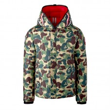 BAPE x Canada Goose x Concepts Crofton Shark Hoodie Red/ABC Camo