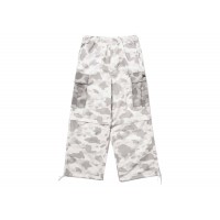 BAPE x CLOT Camo Detachable Relaxed Fit Cargo Pants White